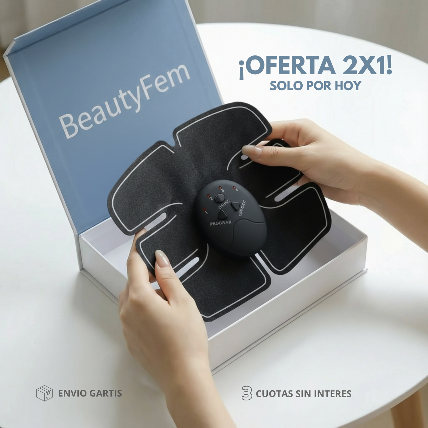 Estimulador de Abdomen ⎮ Firmeza sin esfuerzo